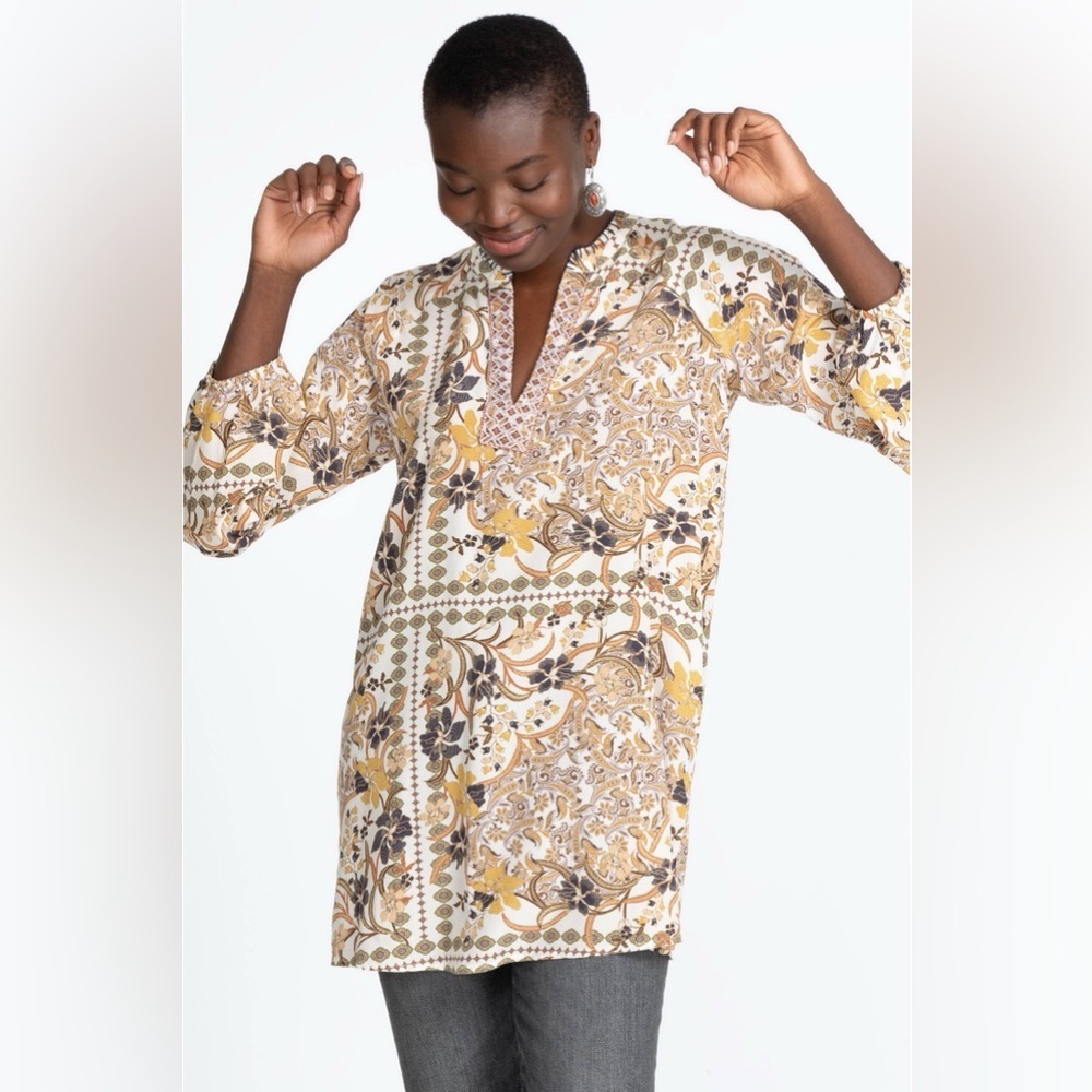 Johnny Was Phoenix Tunic Top